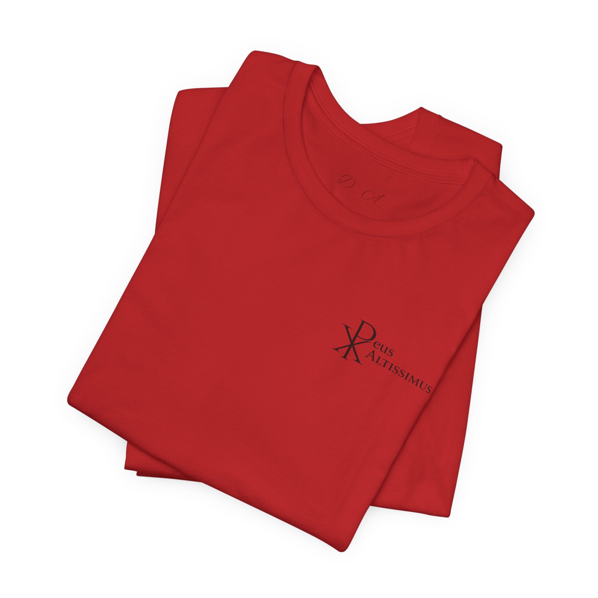 Christian Chi Rho Chest Logo Tee