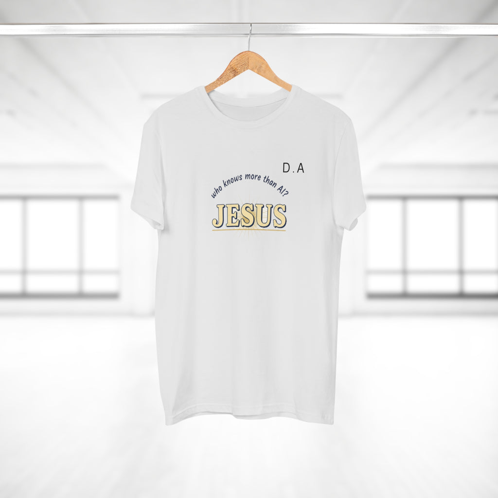 Jesus Faith T‑Shirt — "Who Knows More Than Me?" Religious Graphic Tee
